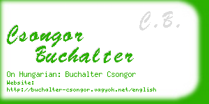 csongor buchalter business card